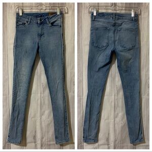 ASOS Side Stripe Stretch Skinny Jeans Size 26